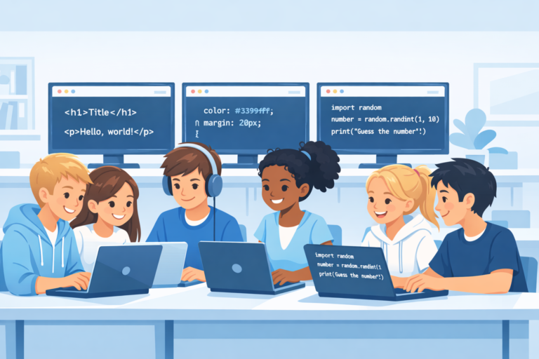 Coding for Students – Learn HTML, CSS, JavaScript & Python - teShaHch