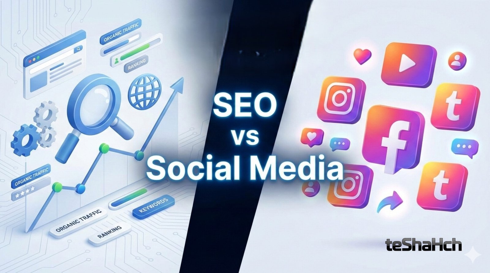 SEO vs Social Media Marketing – Which Is Better? (Comparison Guide)