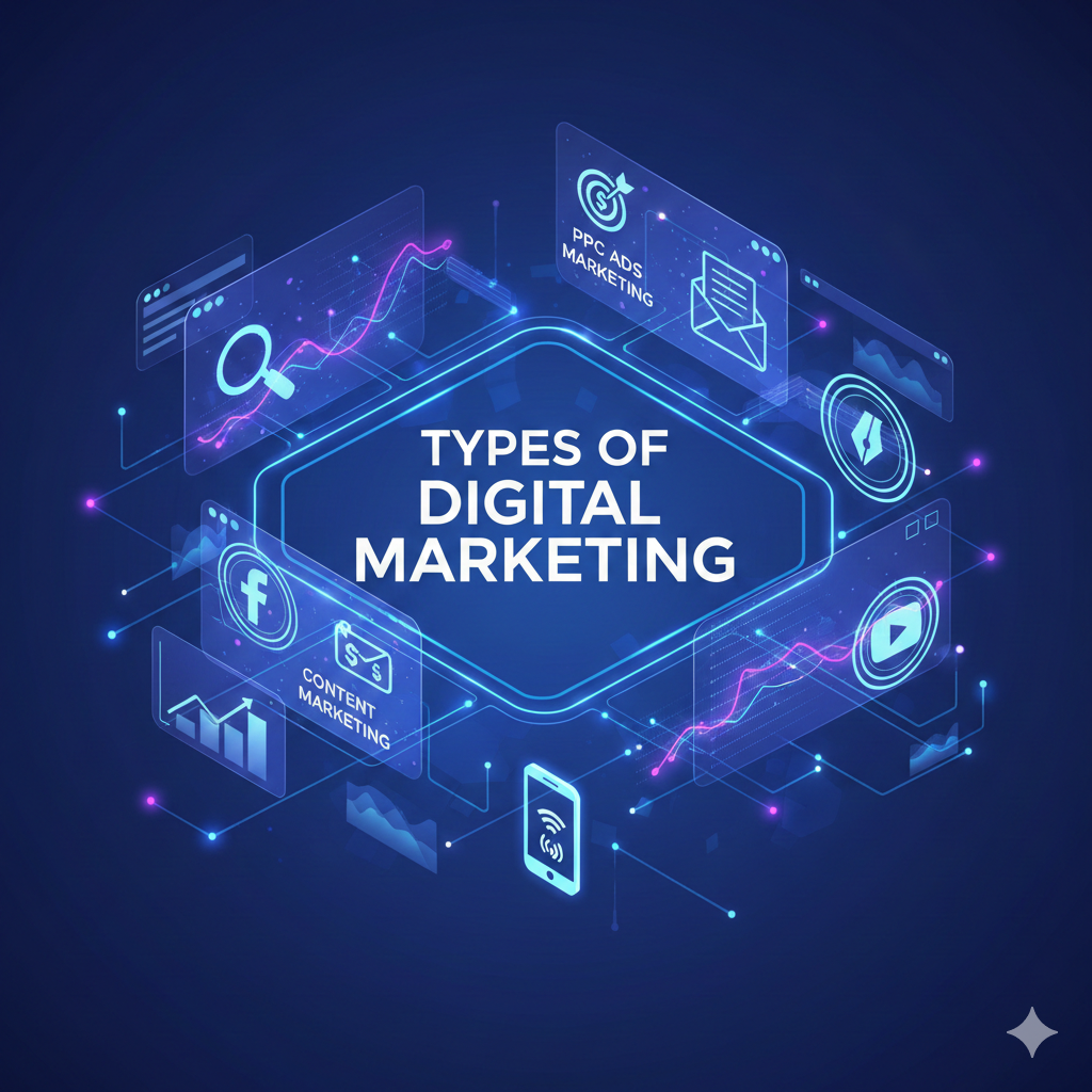 Types of Digital Marketing Explained – The Ultimate Beginner-Friendly Guide