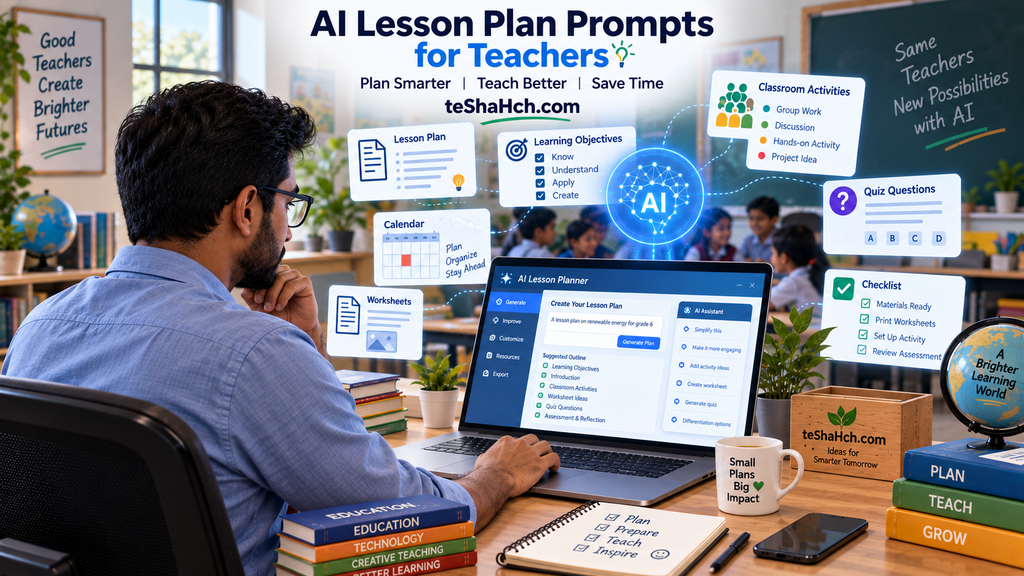 AI Lesson Plan Prompts for Teachers: 20+ Ready-to-Use Prompts