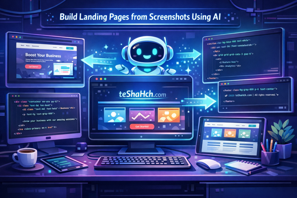 Build Landing Pages from Screenshots Using Claude AI