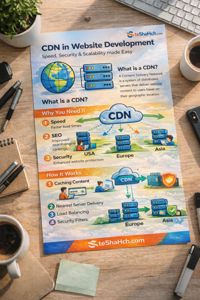 What is CDN in Website Development? Benefits, Working & Setup Guide