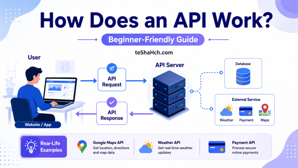 How Does an API Work? A Beginner-Friendly Guide with Real-Life Examples