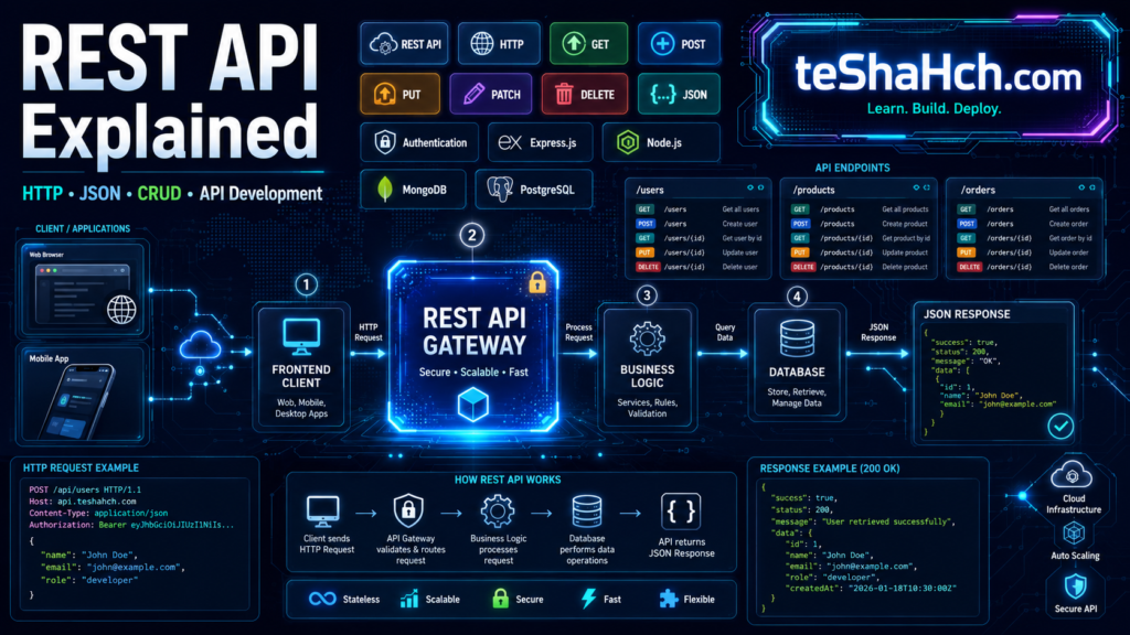 REST API Explained for Beginners: Complete Guide to Modern API Development