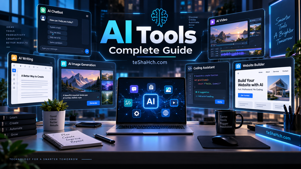 AI Tools Complete Guide: What They Are, How They Work, Types, Uses and Best AI Tools